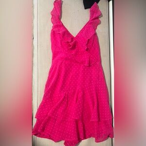 Ruffle Pink Romper
